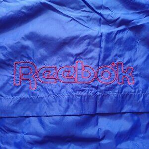 Vintage 1990s Reebok Sport Blue Vented Track Jacket Hoodie Adult Medium